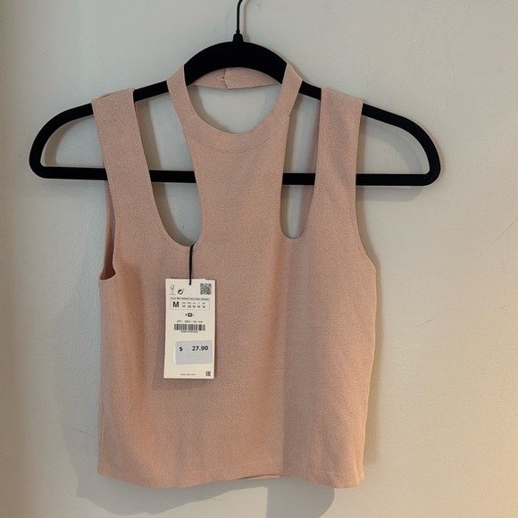 Zara Tops - Zara cropped high neck tank